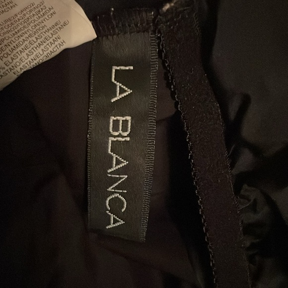 La Blanca Black Asymetrical Swimsuit. Hardly worn. - Picture 3 of 4